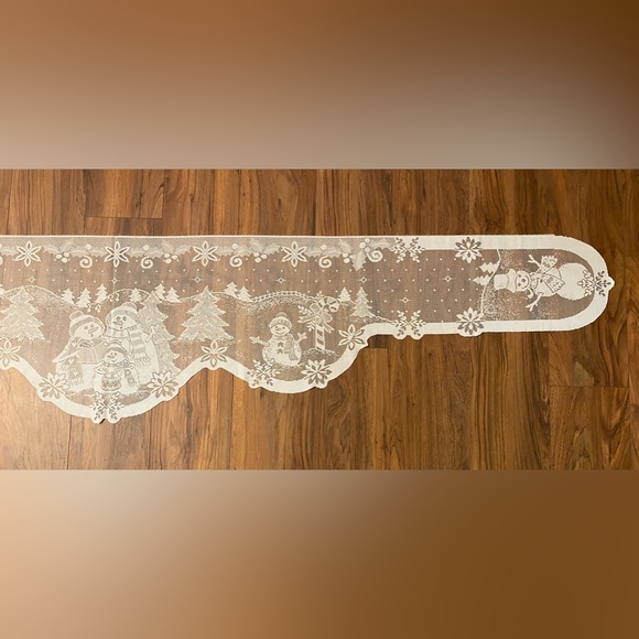 Snowman Mantle Scarf - Picture 3 of 3